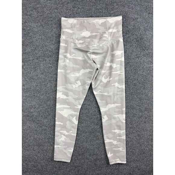 Athleta Leggings Womens Small Gray Camo Elation 7/8 Tight High Rise Yoga Gym - Picture 6 of 7